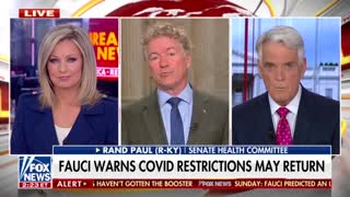 Rand Paul DESTROYS Fauci On Mandates