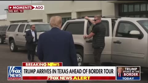 Trump arrives in Texas ahead of border visit