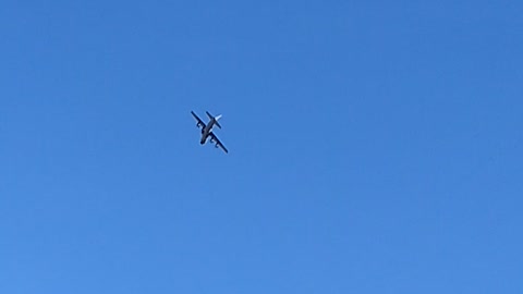 Military C17 Fly over at my voting location Nov 8