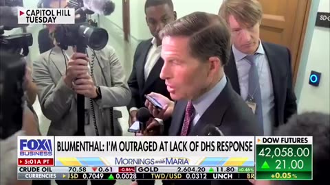 Sen. Blumenthal: I am reaching the point of total outrage with DHS