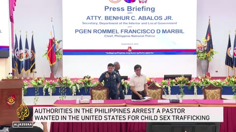 Philippine authorities arrest church leader charged with sex trafficking