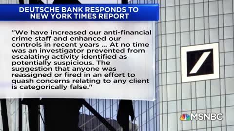 MSNBC: NYT reporter on Deutsche Bank