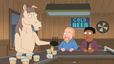 A horse walks into a bar Family Guy