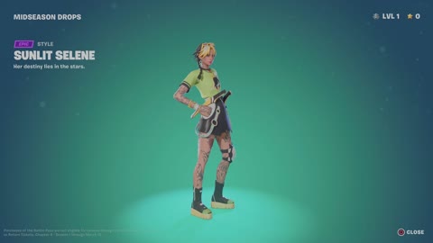 Sunlit Selene Skin FRONTAL Sunlit Selene Skin Fortnite Chapter 4 Skin Selene Skin Fortnite Skin