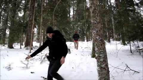 HD Blizzard Snowstorm Winter Survival Course Croatia Overnighter