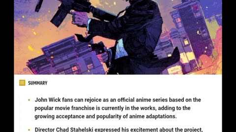 John Wick Anime Confirmed: Keanu Reeves Legendary Hitman Gets His Own Anime Series