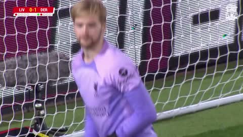 Highlights_ Liverpool 0-0 Derby County _ Kelleher the hero in penalty shootout win