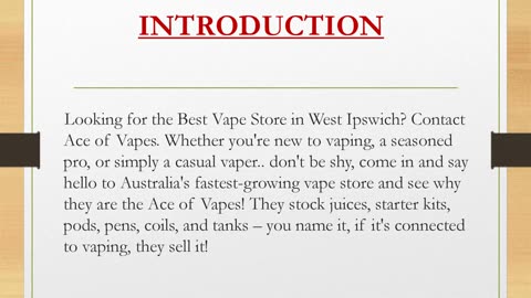 Best Vape Store in West Ipswich