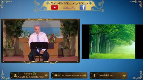 Oak Hill Church of Christ 5-14-23 Worship Stream Live!