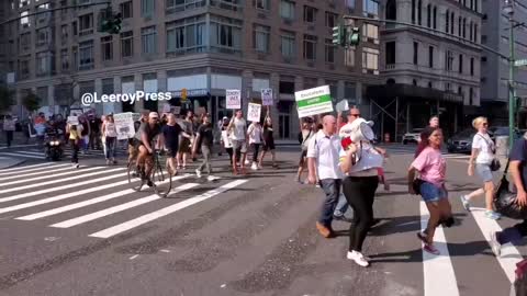 Covid Passports! Protesters hit the streets of NYC!