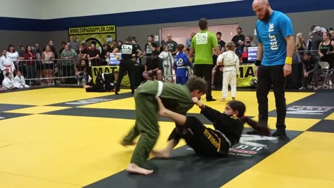 Girl Fights Boy Jiu Jitsu