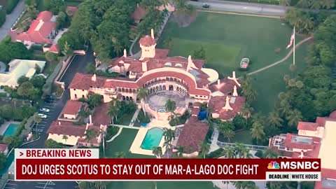 DOJ Urges Supreme Court To Reject Trump Request Over Mar-a-Lago Documents