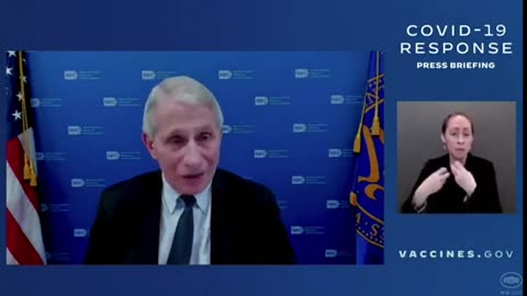 Fauci: "There may be the need for yet again another booster, in this case, a fourth dose boost ... that could be based on age as well as underlying conditions"