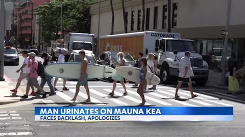 Big Island man faces backlash for urinating on Mauna Kea, posts apology