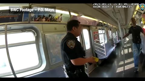 NYPD releases bodycam footage of police shooting on subway platform