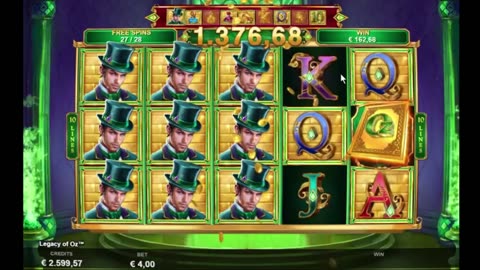 Legacy of Oz Slot Epic Win