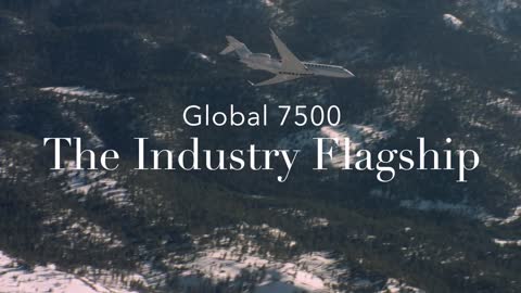 The 100th Global 7500 Aircraft