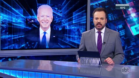 Biden afirma que democracia dos Estados Unidos está sob risco | SBT Brasil (03/11/22)