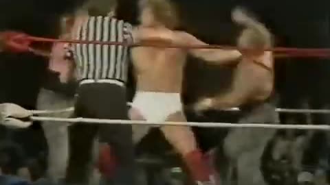 (1986.03.22) Ted DiBiase & Steve Williams vs The Sheepherders (The Bushwackers) - UWF