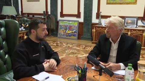 Zelenskiy met with the founder of the company Virgin