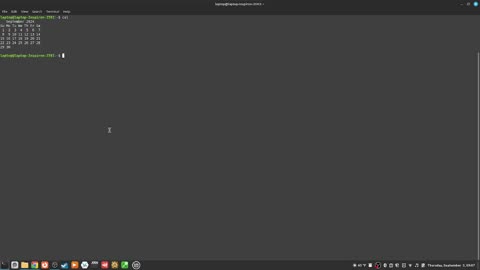 292_how to "get bash to display a calendar" with the "cal" command