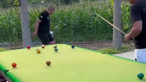 Funny billiards video