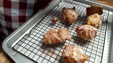 1927 Apple Fritter Recipe - Old Fashioned Iron Skillet Fried Pastry