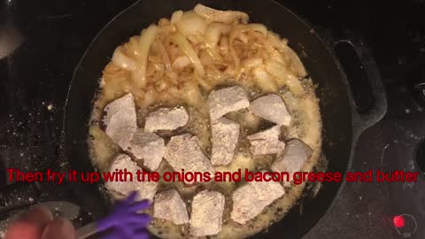 venison deer liver & onions (step by step)