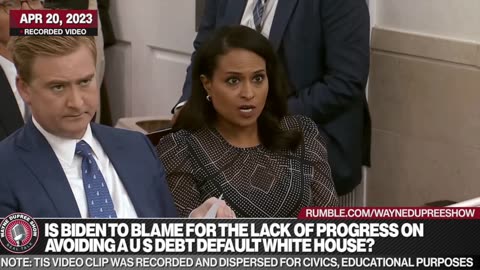 Reporter Asks KJP A Serious Question About Debt Limit