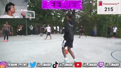 Peewee Reacts To Most Viral Streetball Dunk Of 2022!?