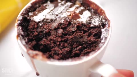 1 Minute Perfect Chocolate Mug Cake In Microwave