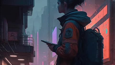 cyberpunk city