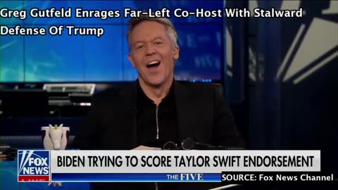 Gutfeld Enrages Far-Left Co-Host With Stalward Defense Of Trump