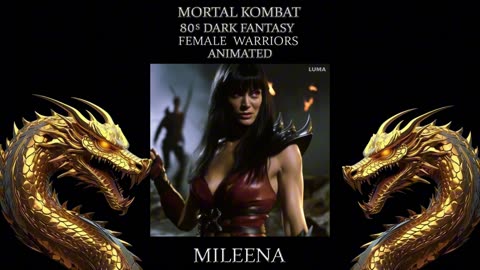 Mortal Kombat Characters 80's Dark Fantasy Animated #mortalkombat #videogame #80s #liukang #raiden