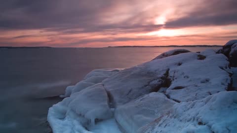 Time Lapse of a Cold Winter Day