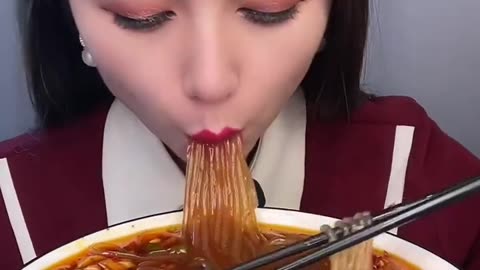 ASMR__Eating_Mukbang_Super_Spicy_Food_Very_Satisfying