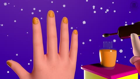 Learn Colors with Nail Art - SurpriseToys Nursery Rhymes, Kids Songs