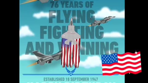 Happy 76th Birthday 🎂 US Air Force 🇺🇸