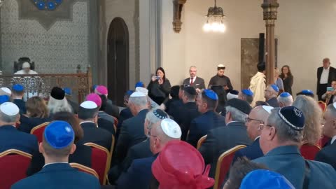 Ereticul Ecumenist Selejan IN RUGACIUNI INTERZISE la Sinagoga cu Ciolacu, vaticanisti, musulmani