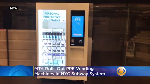 MTA Rolls Out PPE Vending Machines In NYC Subway System In Support Of The Mentally Unstable