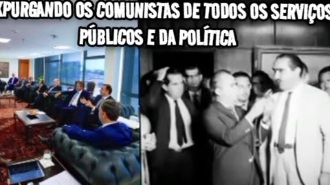 Expurgando os comunistas da política.