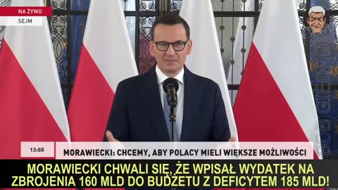 Morawiecki o rekordowym DEFICYCIE