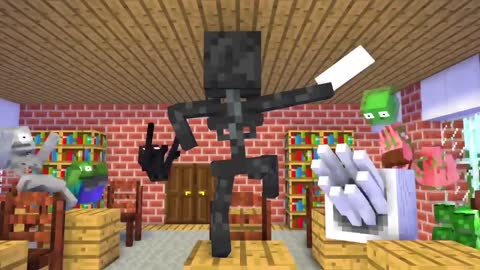 Monster School : SQUID GAME WITHER CHEATER CHALLENGE APOCALYPSE - Minecraft Animation