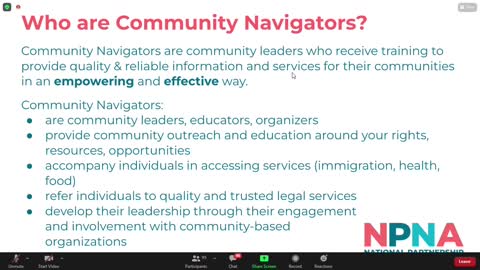 Ready to Stay: National Community Navigator Training