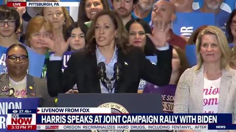 Kamala says "Joe Biden has been one of the most transformative presidents in the United States"