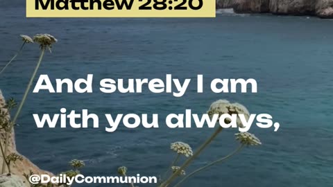 Matthew 28:20