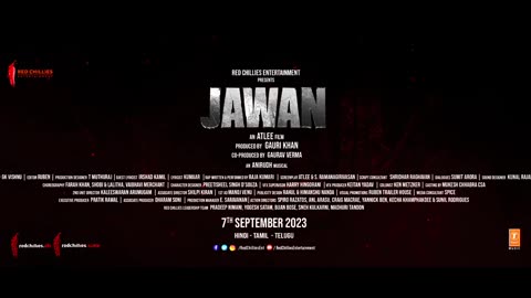 Jawan | Official Hindi Trailer | Shah Rukh Khan | Atlee | Nayanthara | Vijay S | Deepika P | Anirudh