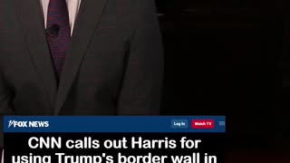 CNN Calls Out Kamala Harris for Using Trump's Border Wall in Campaign Ad