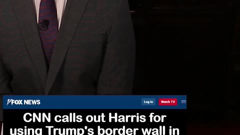 CNN Calls Out Kamala Harris for Using Trump's Border Wall in Campaign Ad