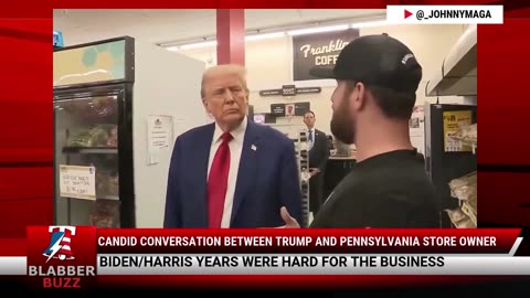 Candid Conversation Between Trump And Pennsylvania Store Owner